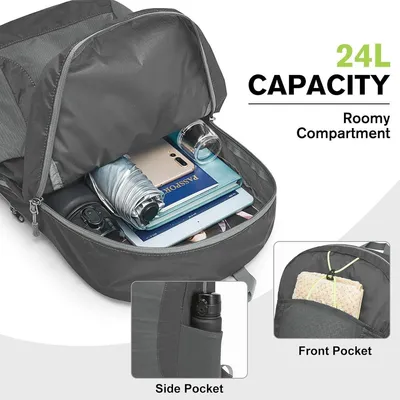 Leichtgewicht Faltbarer Rucksack 24L, Ansicht 5 von 8