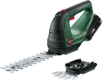 Obrázok produktu pre Bosch AdvancedShear 18 akumulátorové nožnice na trávu, nožnice na živý plot, 18 V, vrátane 200 mm noža, 100 mm noža, akumulátora, nabíjačky