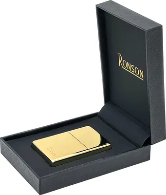 Produktbild von RONSON GOLD POLSHED Benzinfeuerzeug