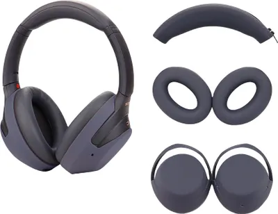 Obrázek produktu pro INF Čelenka a mušle na sluchátka pro SONY WH-1000XM3/4 Modrý