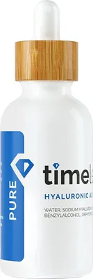 Obrázek produktu pro Timeless 100 % čisté hyaluronové sérum - anti-age sérum na obličej - stárnoucí pleť - sérum na obličej s kyselinou hyaluronovou - nadčasová péče o pleť. Hyaluronové sérum