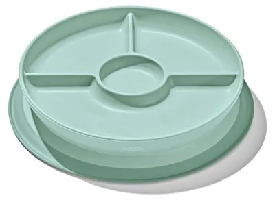 Produktbild von Oxo Tot Stick & Stay Teller Mit 3 Fächern - Opal