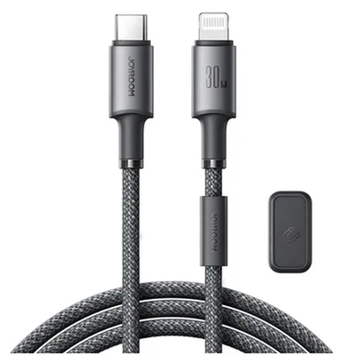 Produktbild von Joyroom 30W USB-C Lightning Kabel, 1,2m grau