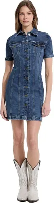 Produktbild von Guess Jeans Denim Kurzarmkleid Blau XS Damen Blau XS