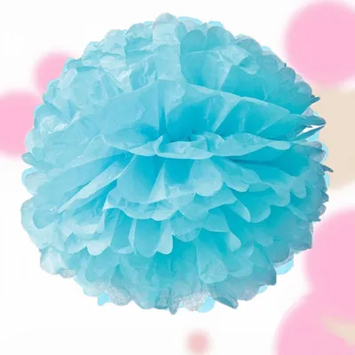 Immagine prodotto di Pompom 25 cm, azzurro