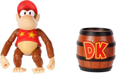 Image de Nintendo Diddy Kong, 3 ans et plus, multicolore, plastique