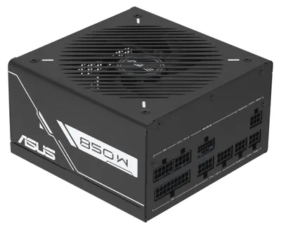 Produktbild von ASUS Prime -850G, 850 W, 100 - 240 V, Aktiv, 110 W, 846 W, 110 W