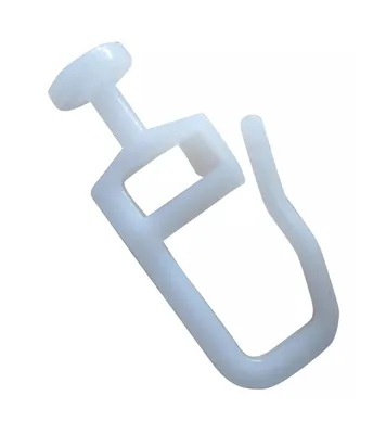 Produktbild von rewagi® 200 Gardinengleiter mit Rundkopf Ø 7 mm, Innenlauf 4 mm, weiß