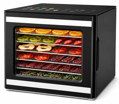 Obrázek produktu pro JUMMICO, automatický sušič na prádlo, 6 nerezových zásuvek, 10 programů, ovládání dotykovým panelem