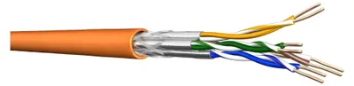 Produktbild von Draka Comteq 60011604, 1000 m, Cat7, S/FTP (S-STP), Orange