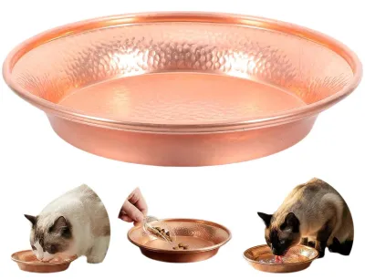 Image de Bol pour chien en métal antidérapant, pour l'eau et la nourriture