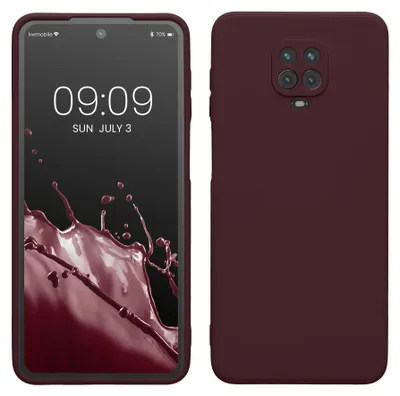 Produktbild von kwmobile Hülle kompatibel mit Xiaomi Redmi Note 9S / 9 Pro / 9 Pro Max Hülle - gummierte TPU Silikon Handyhülle - Schutzhülle für kabelloses Laden -