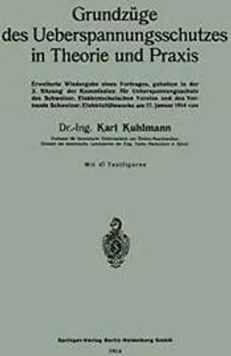 Image de Grundzüge des Ueberspannungsschutzes in Theorie und Praxis
