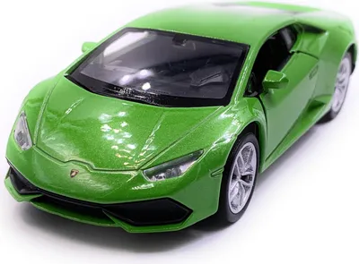Image de Onwomania Lamborghini Huracan Sportwagen Modellauto Auto Grün Mst. 1:34