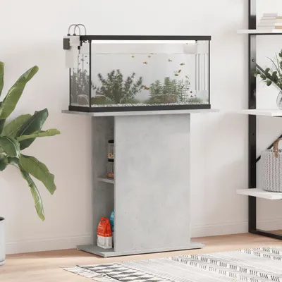 Produktbild von Möbel Aquariumständer Betongrau 75x36x72,5 cm Holzwerkstoff - Sonstiges Aquarienzubehör &36858