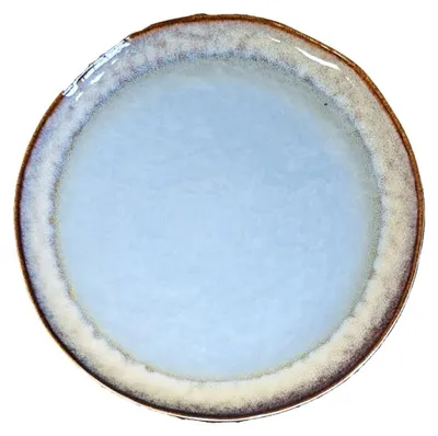Produktbild von Blauer Porzellan-Teller, 27 x 27 x 1,6 cm – 6er-Set