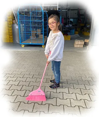 Immagine prodotto di Kinderbesen mit Stiel (rosa)