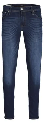 Produktbild von Jack & Jones 12110056, Blau, Jeans, Baumwolle, Elasthan, Polyester, Nicht bleichen, Natürliche Trocknung, Nicht chemisch reinigen