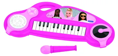 Obrázek produktu pro Elektronické piano Barbie se světelnými efekty a mikrofonem