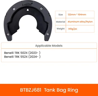 Produktbild von LOBOO Tankrucksack, passend für BENELI TRK502X
