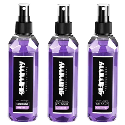 Produktbild von 3X Gummy Cologne Amethyst 400ml Barber Aftershave Spray Blumig Puder