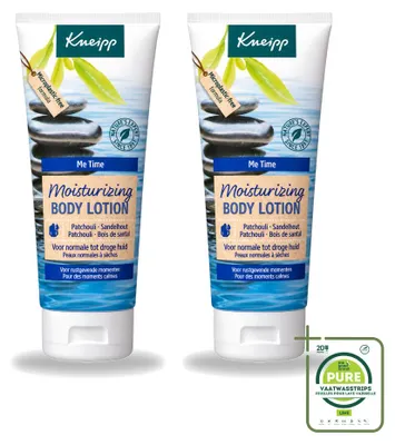 Obrázek produktu pro 2 x Tělové mléko Kneipp "Me-Time" - Pačuli a santalové dřevo - 200 ml - Velké balení - 2 kusy