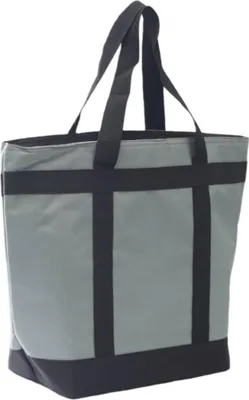 Zdjęcie produktu dla INF Duża torba termoizolacyjna 55x43x20cm z wkładem aluminiowym na zakupy i wycieczki Ciemno szary