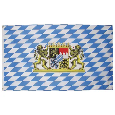 Produktbild von Flagge / Fahne Bayern Wappen und Löwen
