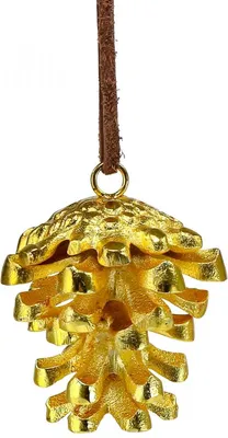 Produktbild von Tannenzapfen Christbaumschmuck zum Aufhängen für festliche Dekoration