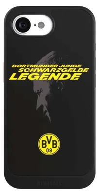 Produktbild von NIVOCASE Hülle für Apple iPhone 16e  Handyhülle NIVOcore Case Schwarz BVB Borussia Dortmund Marco Reus