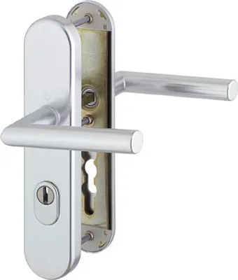 Produktbild von Hoppe Schutz-Drückergarnitur Amsterdam 86G / 3332ZA / 3330 / 1400 ES1 SK2 PZ Vierkant 8 / 10mm - 3663352