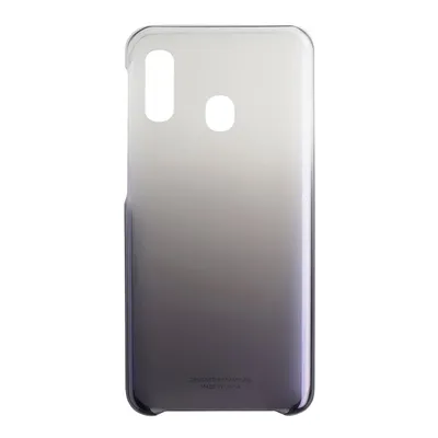 A back view of a phone case with a gradient color.