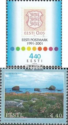 Produktbild von Briefmarken Estland 2001 Mi 414,415 (kompl.Ausg.) postfrisch Briefmarken