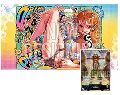 Zdjęcie produktu dla One Piece Official Limited Edition Vol.3 Nami Playmat + Usopp Leader Card