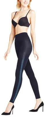 Productafbeelding van FALKE Damen Deep Night 80 den leggings, marineblauw, maat S-M