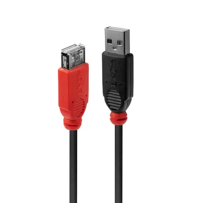 Produktbild von Lindy 42817 USB Kabel USB 2.0 5 m USB A 0,48 Gbit/s Schwarz
