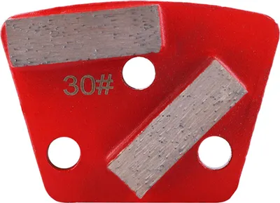 Produktbild von 3 Stück Trapezförmige Diamant-Bodenschleifscheibe #30 Körnung Metallgebundene Schaber