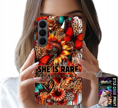 Zdjęcie produktu dla Etui Do Samsung Galaxy S26 Plus - She Is Rare, Słoneczniki, Kwiaty, Motyle