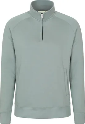 Produktbild von Mountain Warehouse - "Bamburgh" Pullover mit halbem Reißverschluss für Herren MW3496 (L) (Blassgrün)