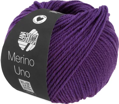 Produktbild von Lana Grossa - Merino Uno 0080 dunkelviolett