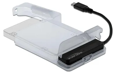 Immagine prodotto di Convertitore Delock da USB Type-C a SATA con custodia protettiva da 2,5"