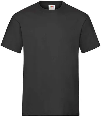 Produktbild von Fruit of the Loom - T-Shirt für Herren/Damen Uni PC6567 (XL) (Schwarz)