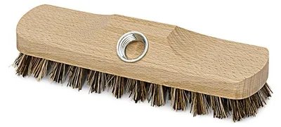 Produktbild von Robuster Schrubber mit Gewinde 220mm für effektive Bodenreinigung, 1 Stück, Farbe Braun