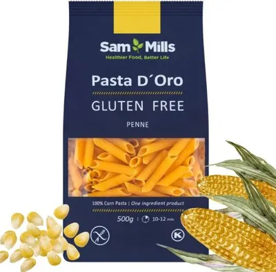Zdjęcie produktu dla Makaron bezglutenowy rurka skośna Sam Mills 500 g