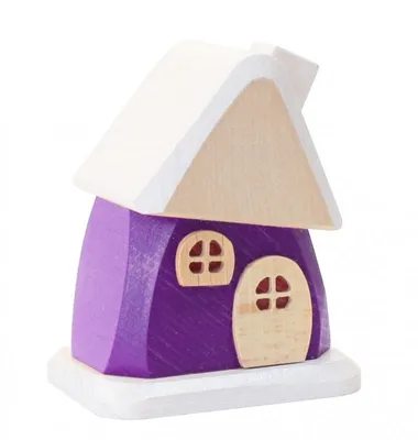 Produktbild von Räucherhaus lila, ca. 9 cm