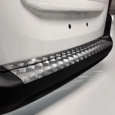 Produktbild von Ladekantenschutz Stoßstangenschutz für Peugeot Rifter 2019-2024 Aluminium Silber