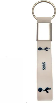 Immagine prodotto di Portachiavi in silicone Tottenham Hotspur FC TA1259 (taglia unica) (bianco)