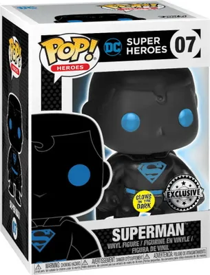 Produktbild von DC Super Heroes - Superman 07 Glows in the Dark Exclusive - Funko Pop! - Vinyl F