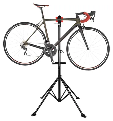 Produktbild von Tragbarer Fahrradmontageständer – mit magnetischem Werkzeugfach