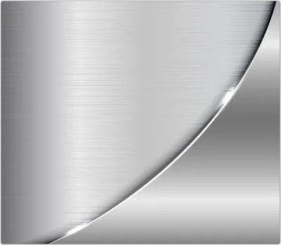 Produktbild von Spritzschutz Herdabdeckplatte Schneidebrett aus Glas Metallische Form 1-Teilig (60x52cm)